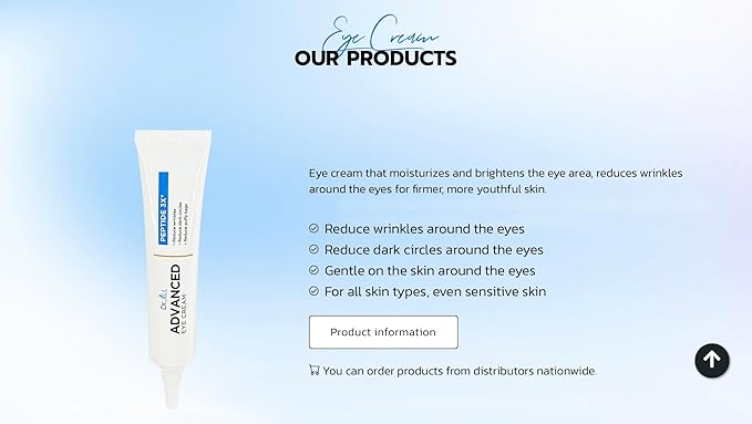 Dr.Jill Advanced Eye Cream Peptide 3X Reduced Dark Circles Puffy Bags 15ml
