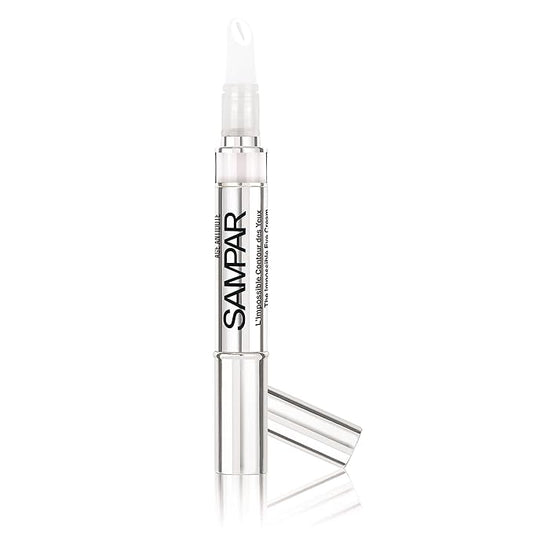 SAMPAR Illuminating Eye Cream - Anti-Aging, Hydrating & Brightening Treatment with Hyaluronic Acid, Vitamin C, and Essential Oils - Reduces Dark Circles, Fine Lines & Puffiness - All Skin Types