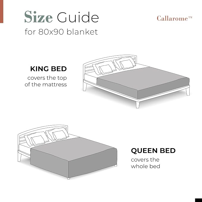 Waterproof Blanket for Bed & Couch Protection, Blue/Beige, 80"x90" | High-Density Heavy-Duty Material – Ultra-Soft & Durable Soft Fleece, Leakproof, Reversible, Silent No-Crinkle Design