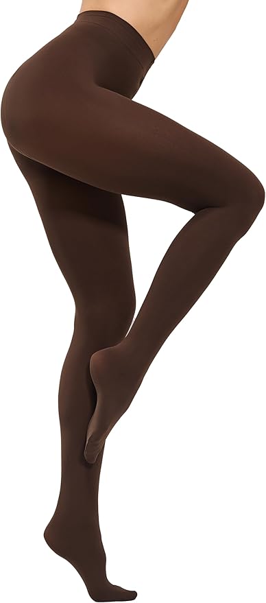 CozyWow Women's 80D Soft Opaque Tights, High Waist Solid Color Womens Tights with 30+ Colors