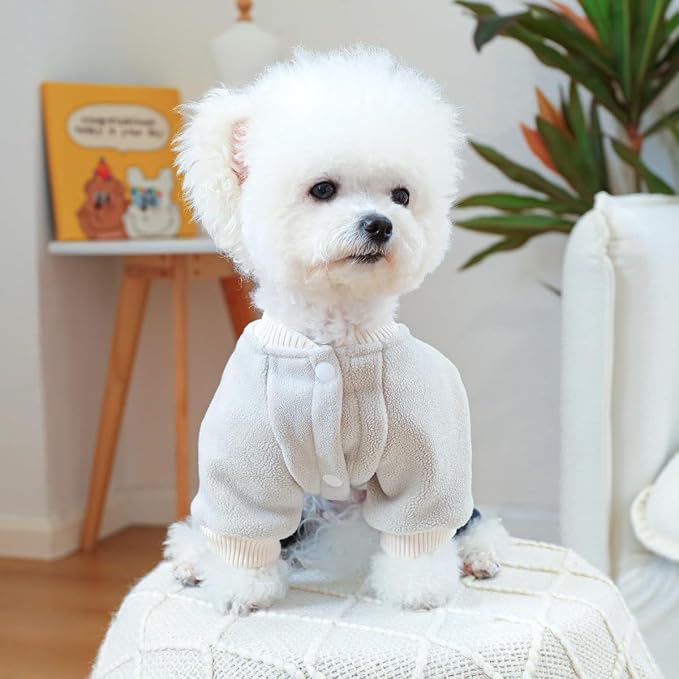 Dog Stylish Overalls Comfortable Puppy One Piece Outfits Summer Bib Overalls for Small Dogs Cute Pet Jumpsuit Onesie Chihuahua Yorkies Birthday Holiday Clothes Costume