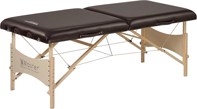 Master Massage Balboa LX Portable Massage Table Package, Chocolate Luster, 30 Inch