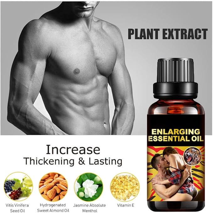 Erotic Massage Essential Oil Private Part Penis Sex Spa for Lover Smooth Pationate (Yellow 30g/1 Fl Oz) (3)