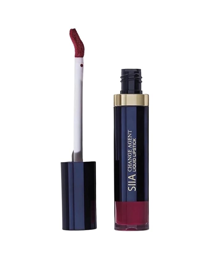 SIIA Cosmetics Change Agent Liquid Lipstick in Black Cherry