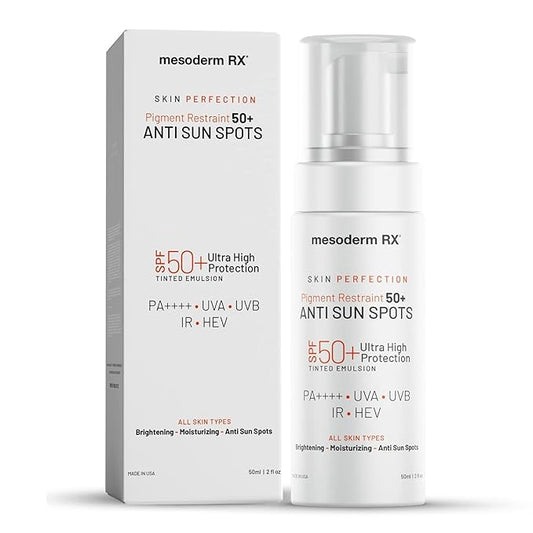 Pigment Restraint Anti Sun Spots Ultra High Protection Pigment Control-Protects Skin against Blue Light UVB, UVA, HEV, IR-Facial Sunblock, 50ml