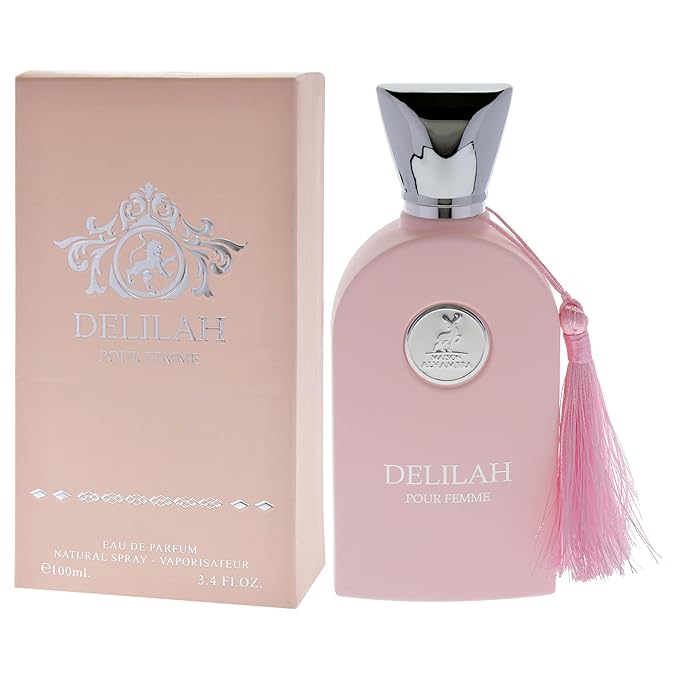 Lattafa Maison Alhambra Delilah Pour Femme Eau de Parfum Spray for Women, 3.4 Ounce / 100 Ml