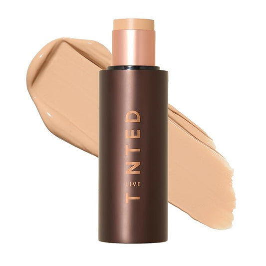 Live Tinted HUESTICK Complexion Stick - Medium-to-Full Buildable Coverage - Soft Matte Finish - Multitasking Makeup Stick - Lightweight, Creamy Formula - Shade 16