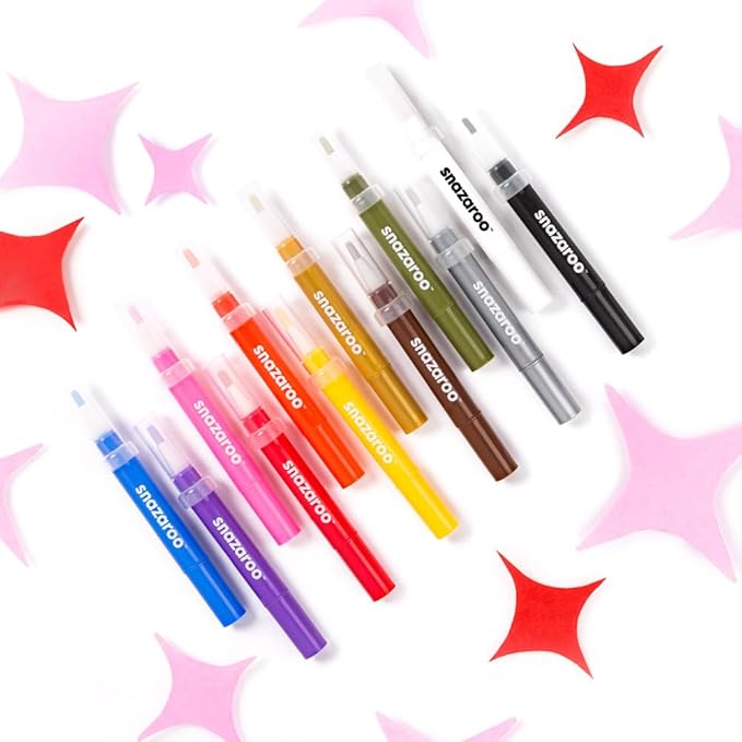 Snazaroo Face Paint Brush Pen, Set of 5, Fantasy