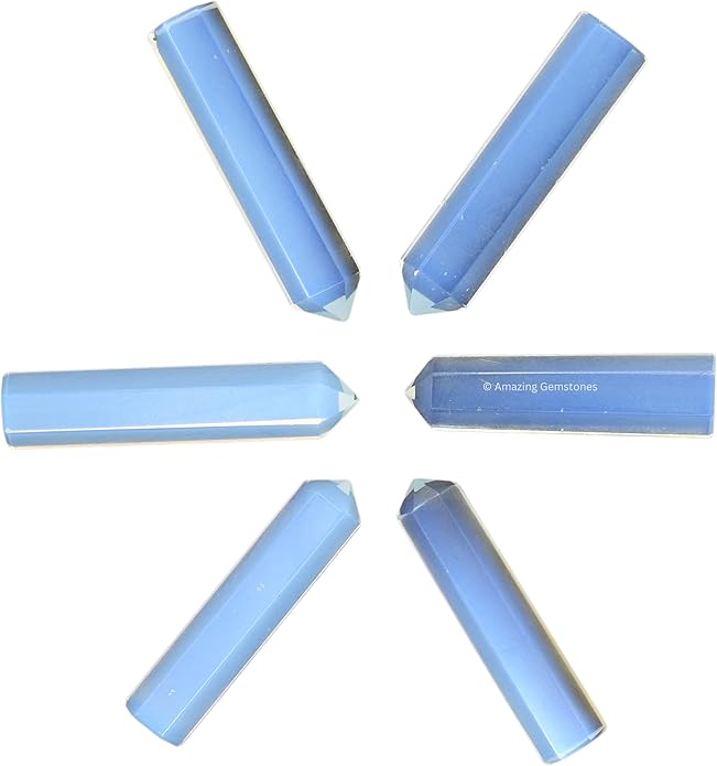 Amazing Gemstone Crystal Points Bulk Healing Crystals & Stones - Premium Single Terminated Healing Wand Point Bulk Crystals for Crafts, Crystal Grid, DIY Work