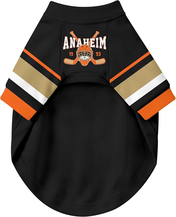 Anaheim Dog Clothes Personalized Pet T Shirt for Dogs Gift | Custom Name Number Jersey Style Pet Shirt for Dog