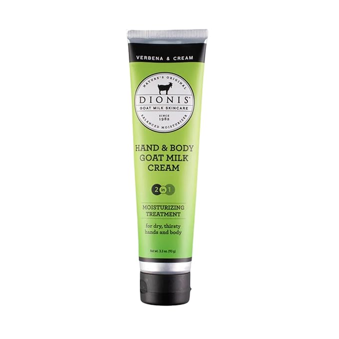 Dionis Goat Milk Hand & Body Cream Verbena & Cream 3.3oz (Pack of 1)
