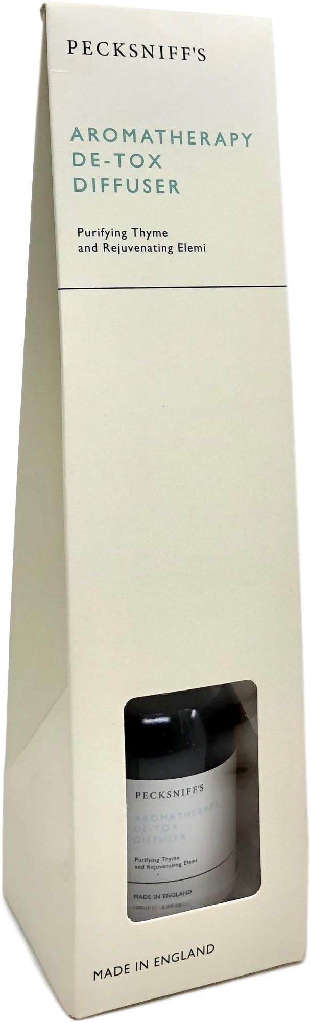 Pecksniffs Aromatherapy Detox Diffuser with Purifying Thyme and Rejuvenating Elemi 3.3 Fl Oz