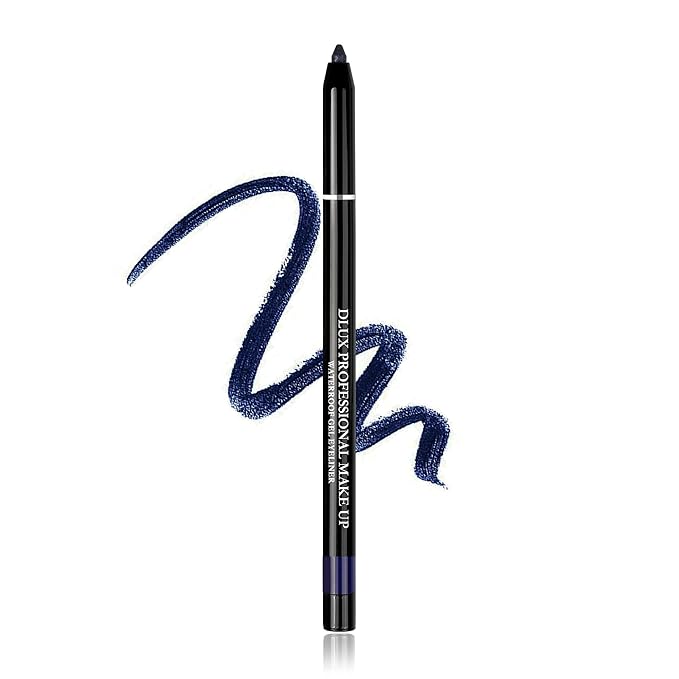 DLUX PROFESSIONAL Gel Eyeliner - 4g Stick Eye liner, Waterproof Pencil Gel Liner, Smooth Cream Eye shadow, Smudge-Free, Long-Lasting, Intense Colours, Easy To Use Korean Cosmetic