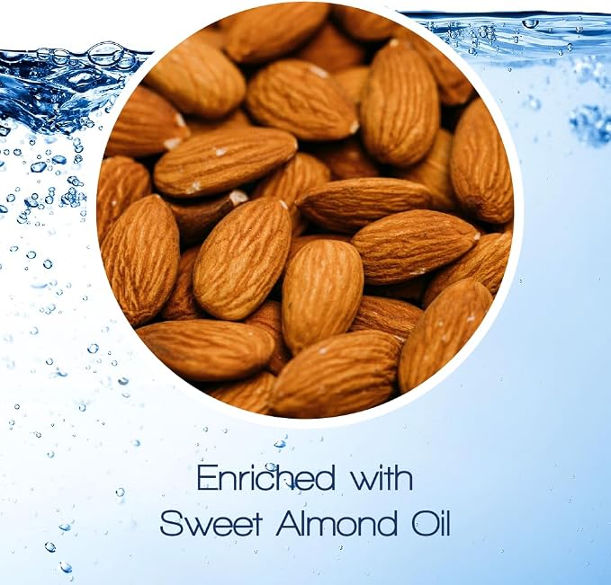 Hydro 2 Oil Sweet Almond Massage Oil 33.8 fl oz - Water Dispersible Formula with Sweet Almond Oil for Nourishing Relaxation