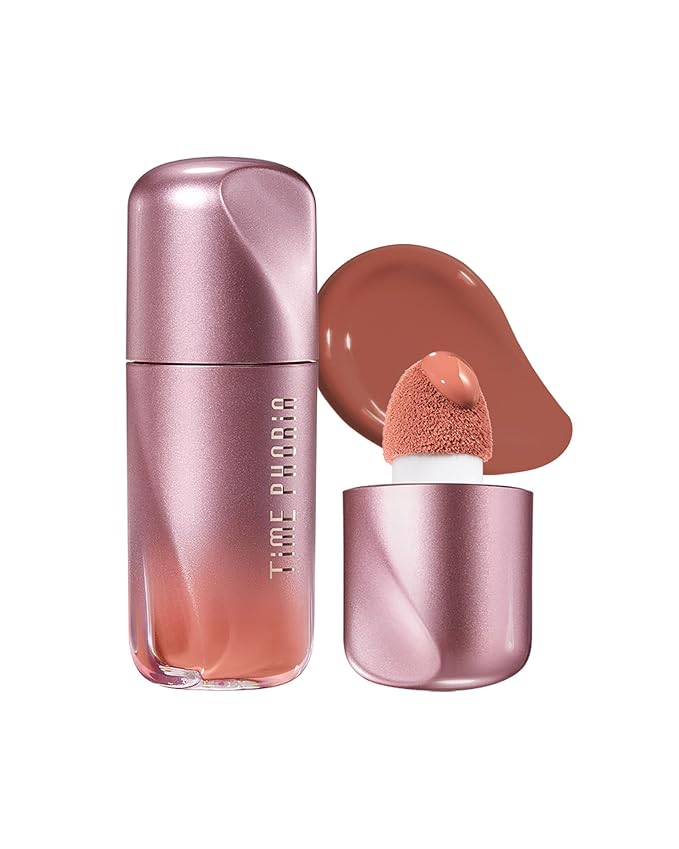 Liquid Blush Makeup for Cheeks, Natural Matte Finish, Blush Tint Stick, Multi-Use, Long-Lasting Lip & Cheek Makeup, Lightweight (02)