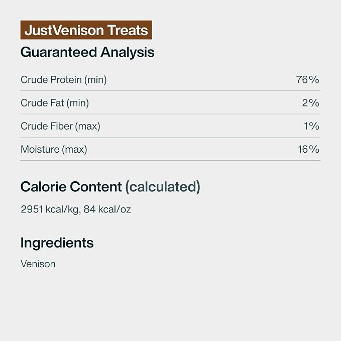 JustFoodForDogs Limited Ingredient Healthy Dog Treats and Dog Snacks, Jerky Treats, Human Grade, Preservative Free, Rawhide Free Chews, Low Calorie Treat - Venison Bark, 5 oz | Human Grade Chicken Treats for Dogs, Jerky Dog Snacks, Preservative & Rawhi...