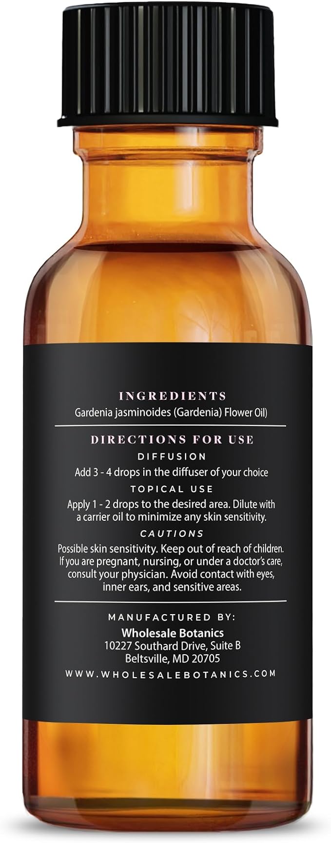 Gardenia Essential Oil by Wholesale Botanics | Premium Grade Essential Oil | for Aromatherapy, Soaps, Lotions, & Candles | Vegan & Cruelty Free (0.5 Fl.Oz.)