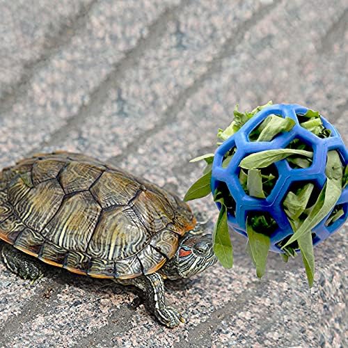 Tirifer Tortoise Feeder Ball, 5.5 inch, Encourages Foraging Behaviors, Keeps Pets Entertained