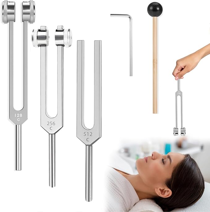 128 hz Healing Instrument, Aranovia 128 hz - Healing Tuning Fork, Perfect for Chakra Healing, Sound Therapy, and Meditation — Ideal Gift Choice
