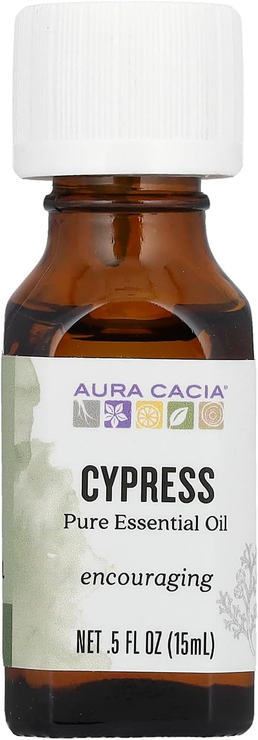 Aura CACIA Essential Oil,Cypress, .5 FZ5