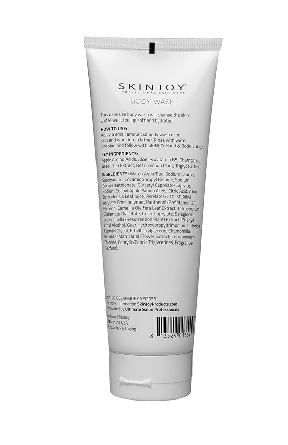 Body Wash Moisturizing Skin Care, Moisturizing Body Wash For Dry Skin, Natural Body Wash, Paraben Free, Phthalate Free, Dye Free - 8.5 Fl Oz