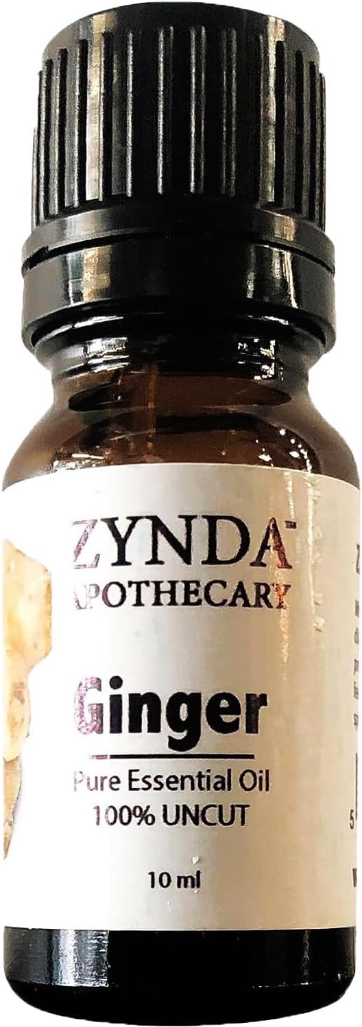 Ginger Essential Oil Pure and Natural, 100% Uncut Pure Essential Oil - 10ml