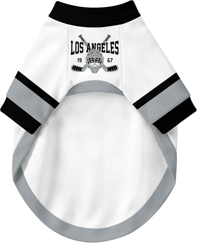 Los Angeles Dog Clothes Personalized Pet T Shirt for Dogs Gift | Custom Name Number Jersey Style Pet Shirt for Dog