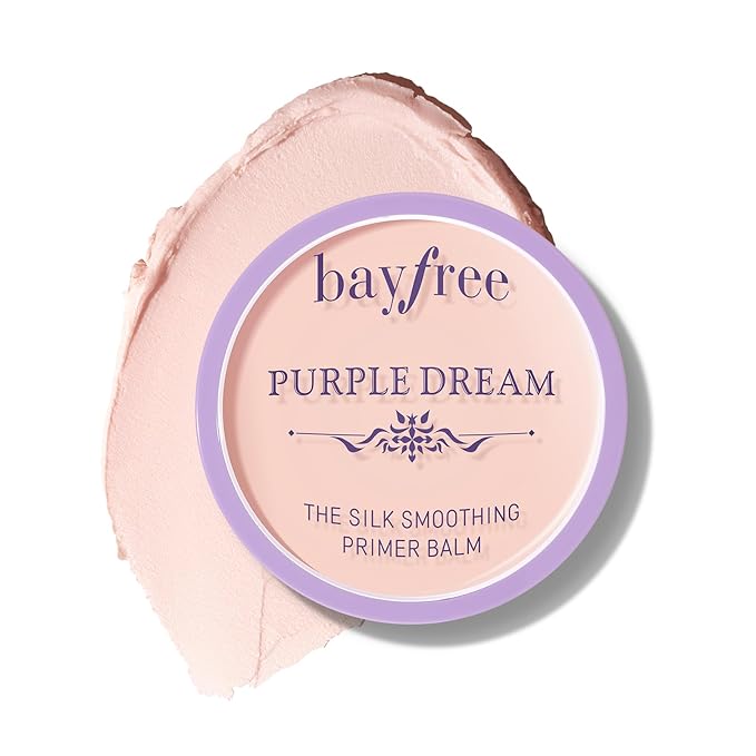 bayfree Silk Smoothing Primer Balm, Poreless Primer for Smooth & Flawless Skin, Long Lasting, Soft Texture, Matte Finish, Fills in Pores and Fine Lines, 0.35 oz