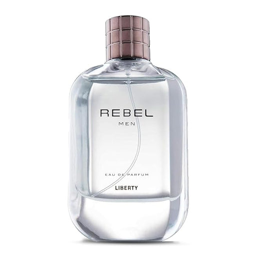 Liberty Luxury Rebel Perfume for Men 100ml, Powerful Long Lasting Eau De Parfum with Spicy Woody Notes Masculine Fragrance for the Modern Rule Breaker, men cologne, Gift For Men,100ml