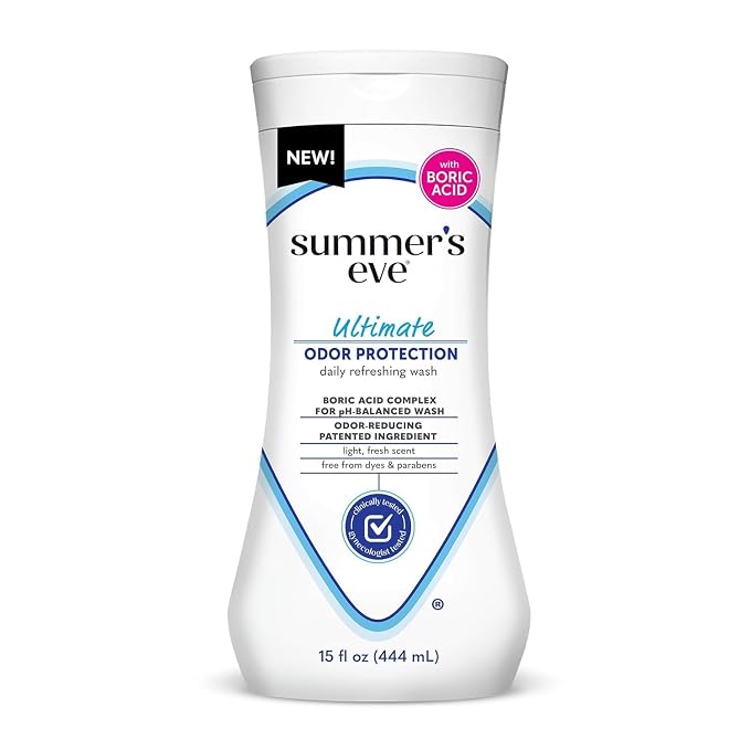 Summer’s Eve Ultimate Odor Protection Feminine Care Set, Wash, Wipes & Freshening Spray, with Boric Acid Complex, pH Balanced, 15 Ounce Wash, 12 Count Wipes, 2 Ounce Spray (Variety Pack of 6)