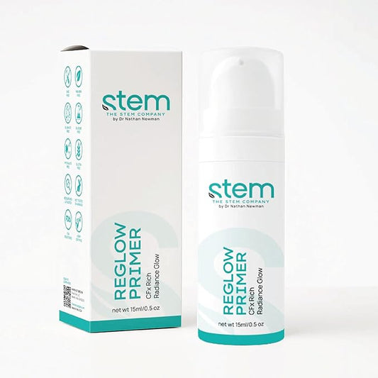 STEM Natural Intelligence ReGlow Primer for Women, Alcohol-Free Toner for Face, Luxury Hydrating Toner for Women, Great for Oily Skin, Facial Skin Care Products, 0.5 oz