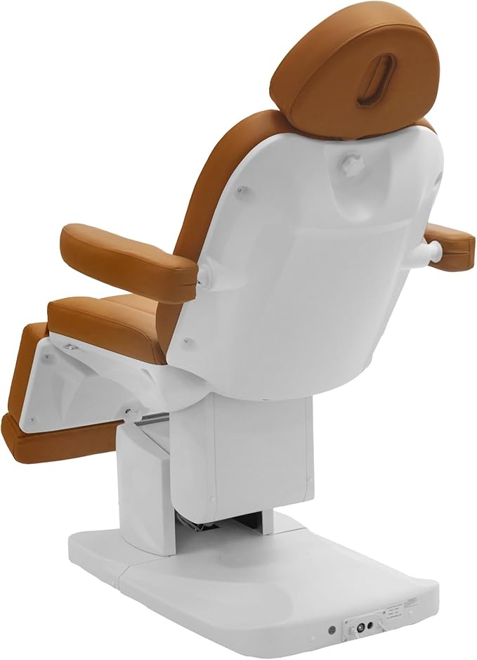 SKINACT Bellage Electric Treatment Table (Chair) 4 Electric Adjustable Motors (Camel)