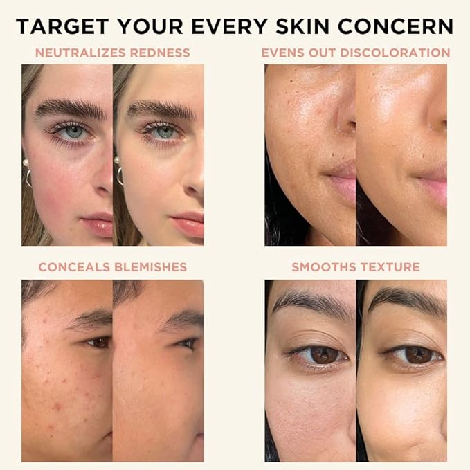 HALEYS Re-form Luminous Skin Foundation, VEGAN + CRUELTY-FREE, Blurs, Conceals, Blendable, Buildable Med-to-Full Coverage, Weightless, Oil-free, All-Day Wear, Hyaluronic Acid, All skin types (3.25)