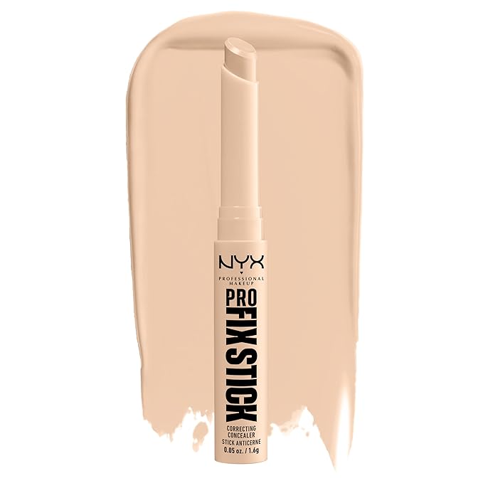 NYX PROFESSIONAL MAKEUP Pro Fix Stick Correcting Concealer, Buildable Medium Coverage Concealer Stick - Alabaster