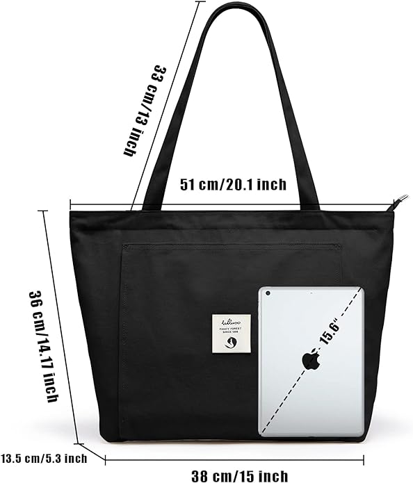 WLLWOO WLLWOO Yoga Bags for Women with Yoga Mats Bags Carrier Carryall Canvas Tote for Pilates Shoulder for Travel Office Beach Workout