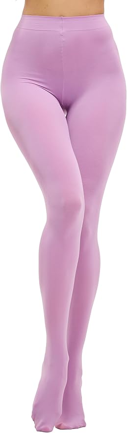 CozyWow Women's 80D Soft Opaque Tights, High Waist Solid Color Womens Tights with 30+ Colors