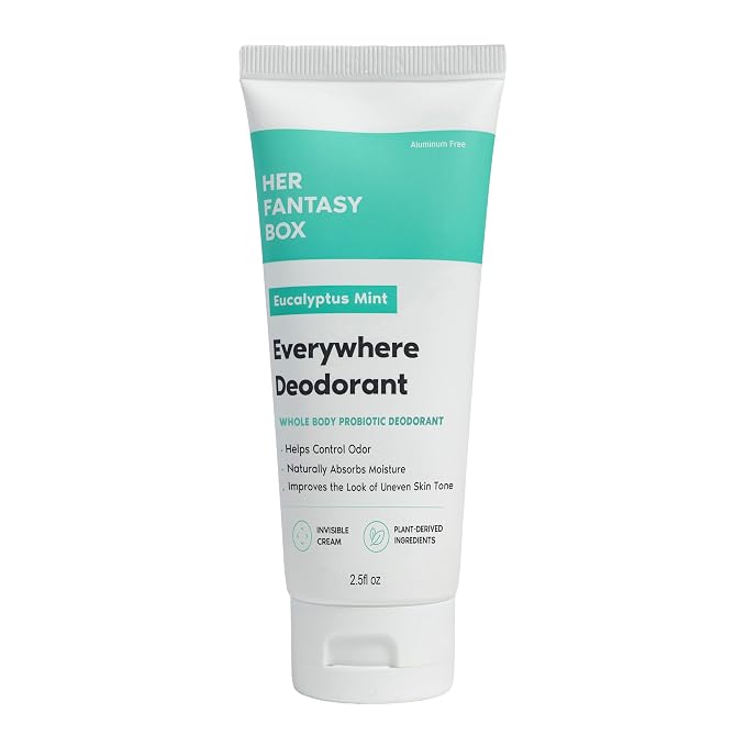 Her Fantasy Box | Soft & Clean Body Hygiene Kit – 4-Piece Feminine Care Set with Refresh pH-Balanced Wash, Yummy Body Splash, Everywhere Wipes & Deodorant – Odor-Masking, Sensitive Skin Safe