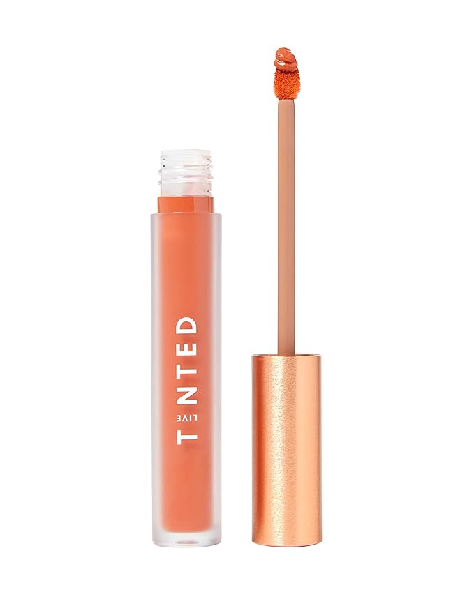 Live Tinted Huelip Liquid Lip Crème - Weightless, Long-Lasting Liquid Lip with Hyaluronic Acid and Jojoba Oil For a Soft, Comfortable, Moisturized Finish - 0.09 fl oz - Terra Cotta