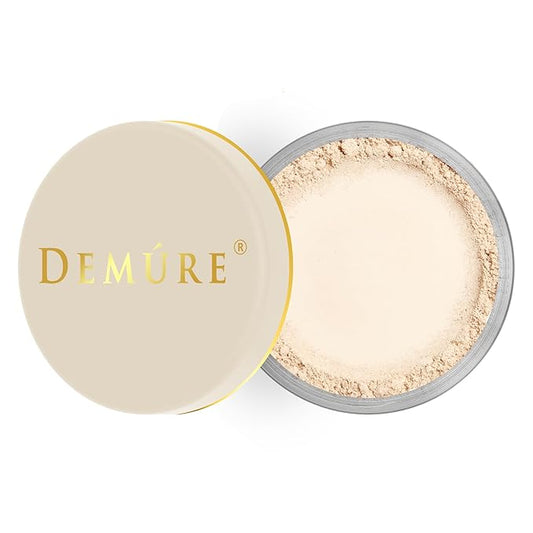 Demure Light Mineral Foundation - Loose Face Powder, Natural Makeup with Pure Crushed Minerals