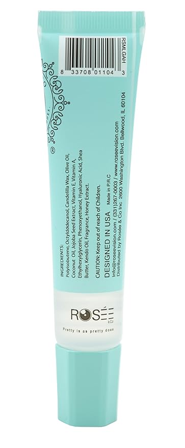Rosee Lip Gloss Vegan & Cruelty Free Treatment, Professional Make up, Long Lasting Glossy with Shea Butter, Moisturize, Protect & Smooth, High Shine, Non-Sticky (d.Acacia Honey, 0.5)