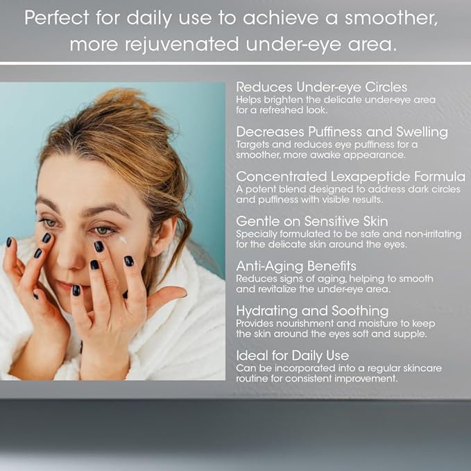Dermactin Anti-Aging Dark Circles Puffiness Eye Cream 1 oz.