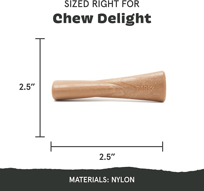 BarkBox Bacon Bone Super Chewer - Toy for Large Dogs | Durable Dog Toy for Aggressive Chewers - Bacon Scented Chew