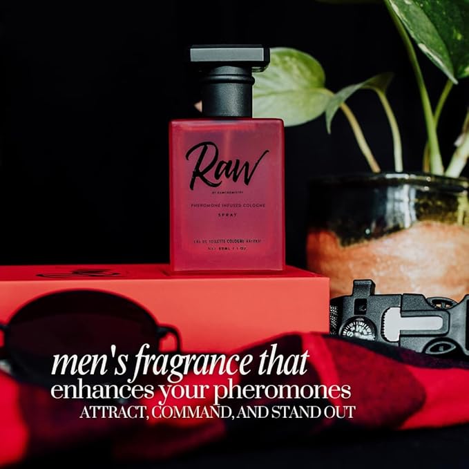 RawChemistry Raw Pheromone Infused Cologne for Men – Men's Cologne Spray Infused with Pheromones – Raw Fragrance for Men with Feromonas – Perfume con Feromonas para Hombre