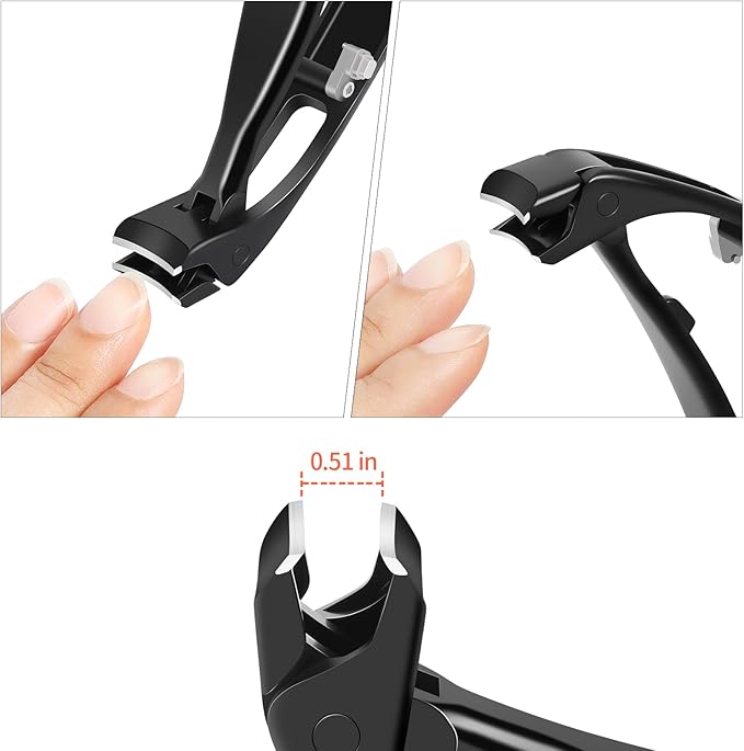Stocking Stuffers Gifts for Men Adults Seniors, Nail Clippers with Catcher, Christmas Gifts for Men Dad Boyfriend Teens Him, Heavy Duty Clipper for Mens Women Seniors
