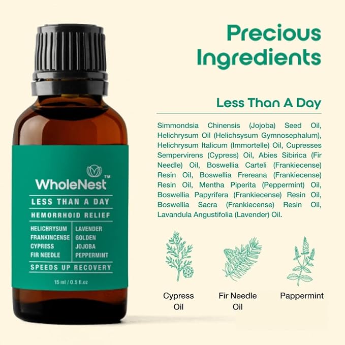 Complete Postpartum Care Includes Wonder Spray, Less Than A Day Hemorrhoid Relief, and Honey Lavender Perineal Balm for Comprehensive Recovery and Soothing Comfort for New Moms