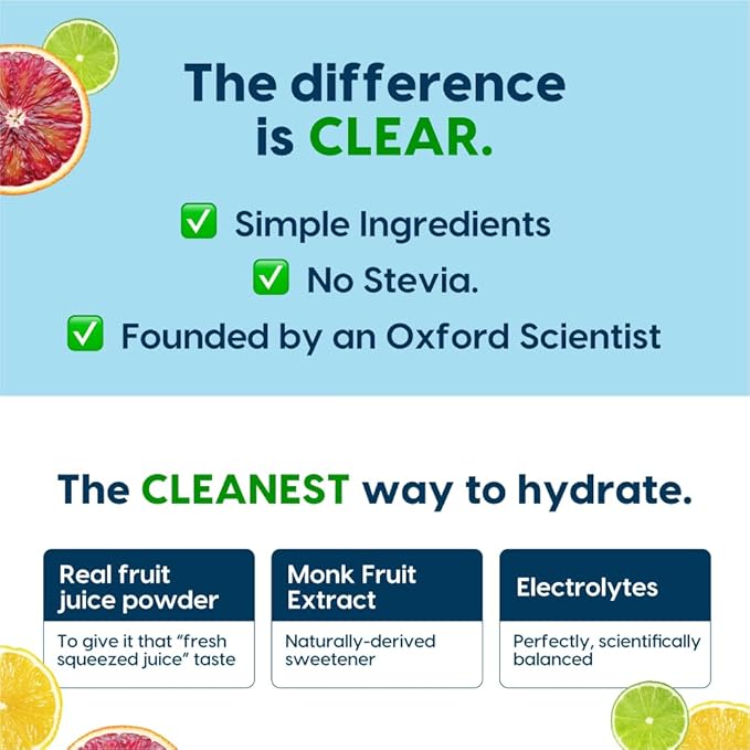 HYDRANT - Hydration Powder, Lemonade Flavor, 30 Individual Sugar-Free Instant Electrolyte Rehydration Packets - Zero Sugar Drink Mix for Daily Use, Travel & Workouts