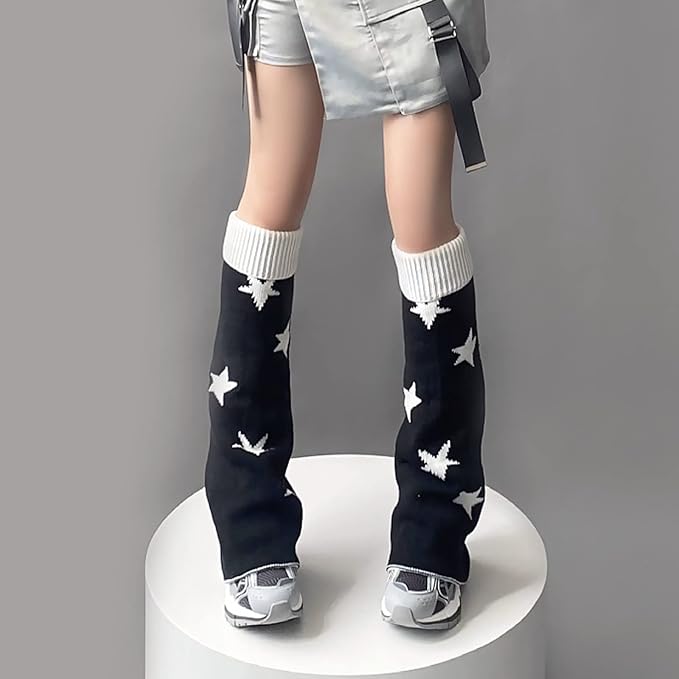 Sexybody Women's Leg Warmers Fashion Knit Warmers Long Socks Cute Y2K Kawaii Japanese Lolita Harajuku Accessories for Girls