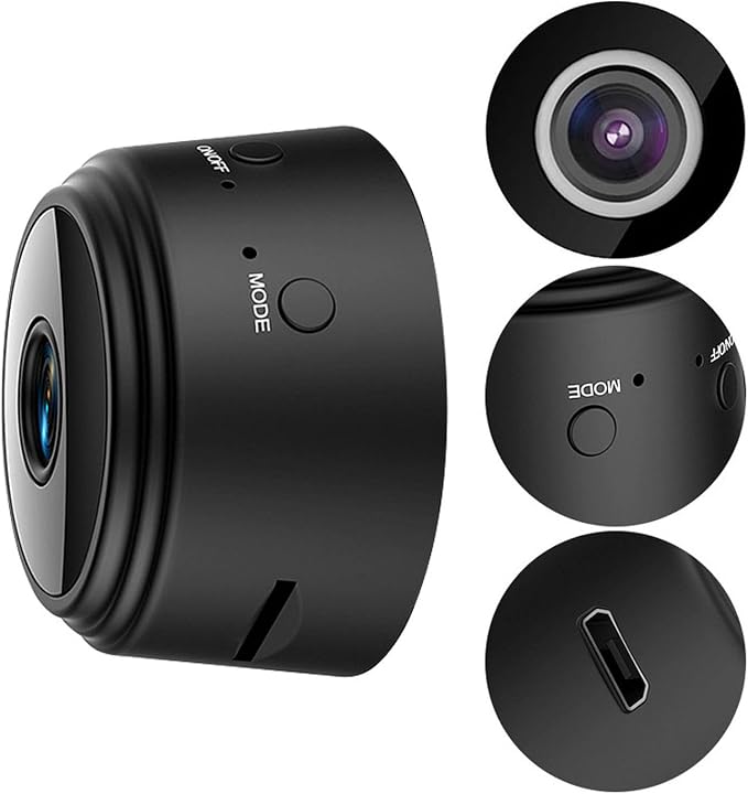 Home Security Camera,1080P Door Camera, Smart Camera for, Pet Camera for Room Baby Dog (Black), PUSOKEIG3E26VAING-11