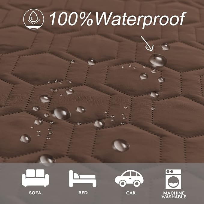Tcksstex Waterproof and Anti-Slip Dog Bed Cover and Pet Blanket Sofa Pet Bed Mat car Incontinence Mattress Protectors Furniture Couch Cover for Most Cats Dogs, Pets