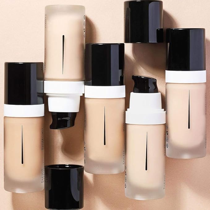 Radiant Professional Wonderlight Serum Lightweight Liquid Foundation Makeup SPF 20 - Alternative to Bronzer Powder - Color Corrector, Under Eye Concealer & Matte Eyeshadow Base-1.01 oz-Tan Beige(05)